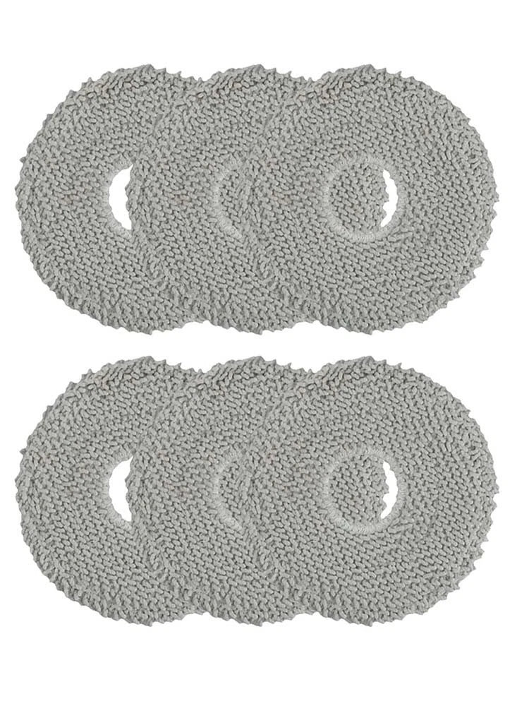 Set of 6 Mop Cloths for Various Robot Vacuums