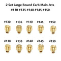 10pc Carburetor Main Jet Repair for Mikuni (#130/135/140/145/150)