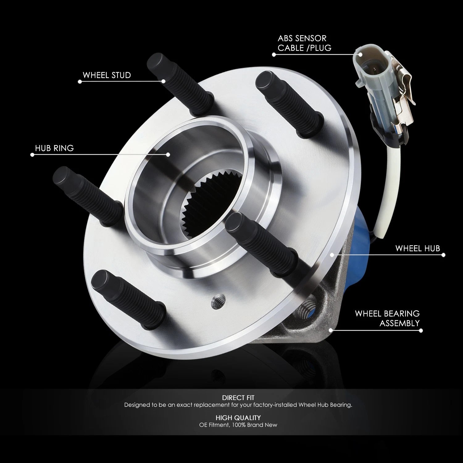 Front Left or Right Wheel Bearing & Hub for Buick Rendezvous 2001–2007
