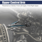 2X Front Upper Control Arm Ball Joint for Chevrolet Avalanche (2002–2013)