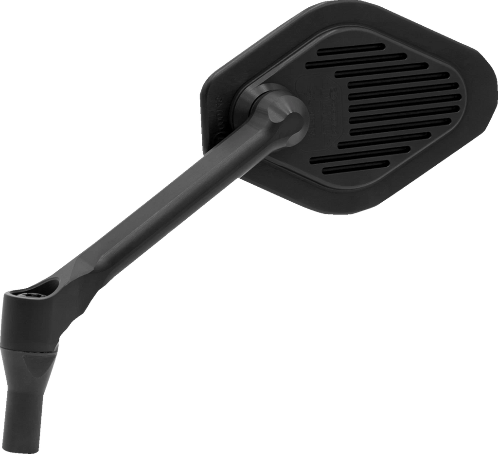 Adjustable Black Diamond Short Stem Mirror for Harley Davidson