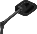 Adjustable Black Diamond Short Stem Mirror for Harley Davidson