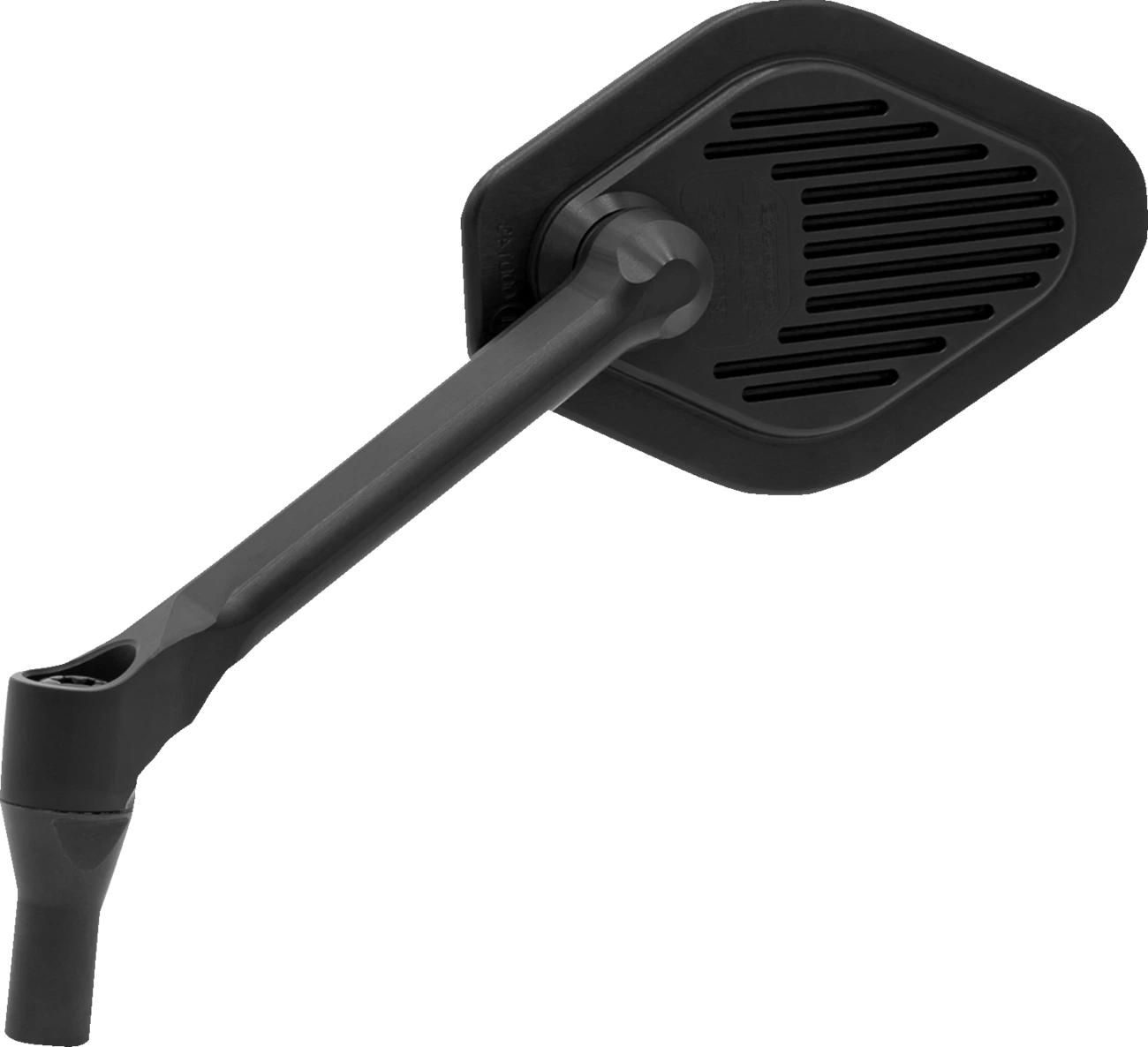 Adjustable Black Diamond Short Stem Mirror for Harley Davidson