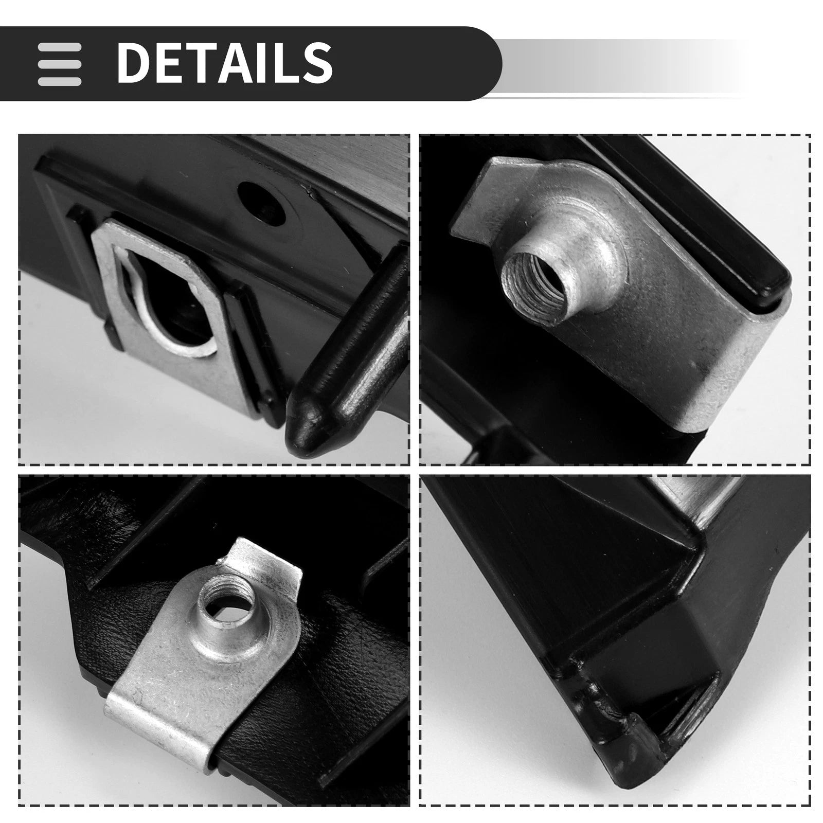 1pc Left Front Bumper Retainer Bracket No. 62223EA500 for Nissan Frontier (2005–2021)