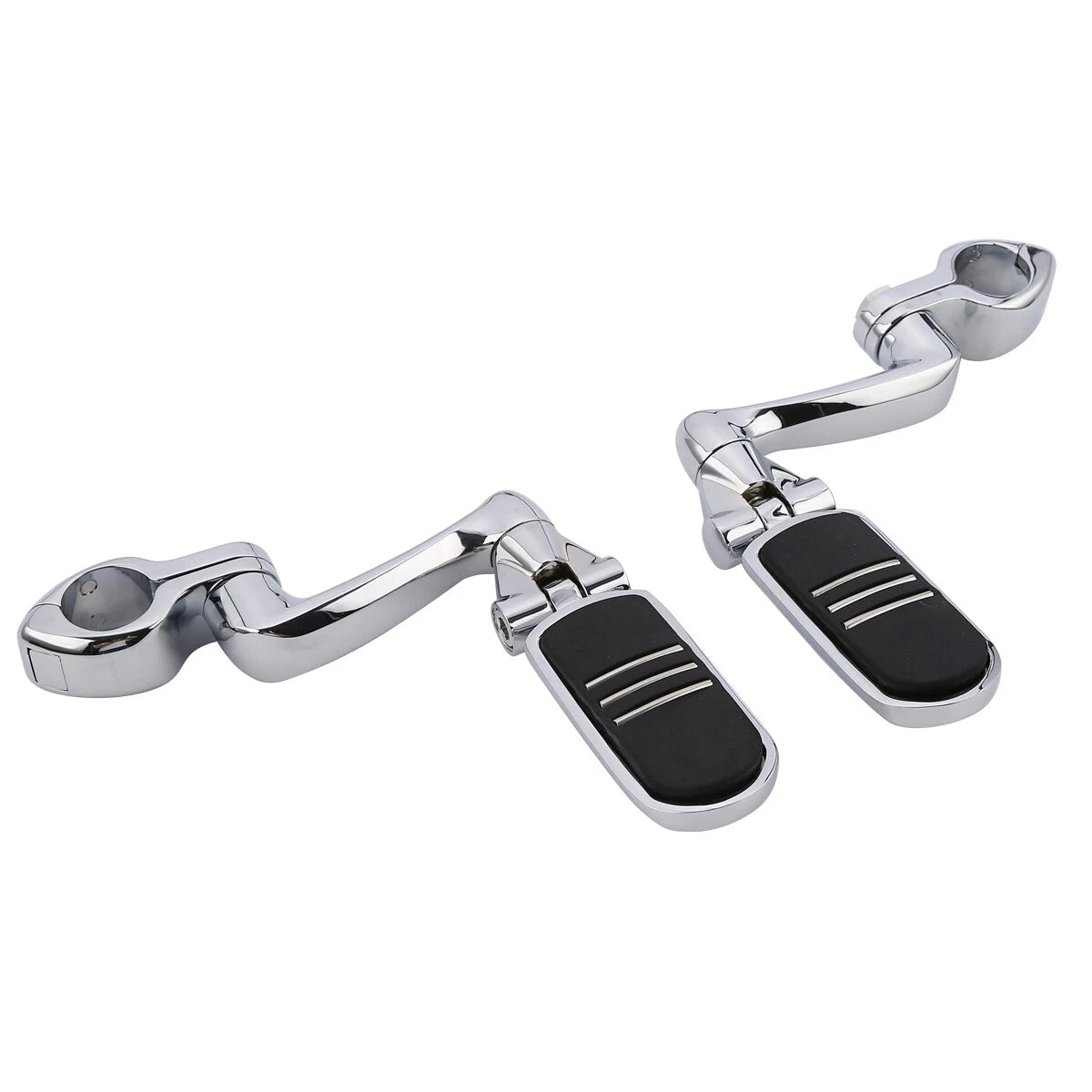 1 1/4" Engine Guards Highway Footpeg Mount Clamps for Harley Electra Glide