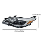 Headlight for Toyota Avalon (2013–2015) Left Side Clear Housing