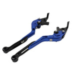 CNC Blue Extendable Brake Clutch Levers for Suzuki GSXR600 GSXR750 (2004-2005)