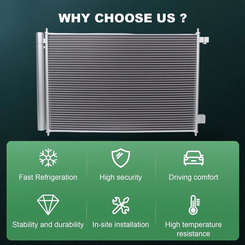 AC Condenser for Chevrolet City Express, Nissan NV200 (2013–2017)