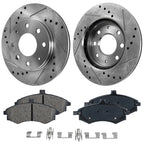 Front Brake Disc Rotors and Pads Kit for Hyundai Elantra (2002–2006)