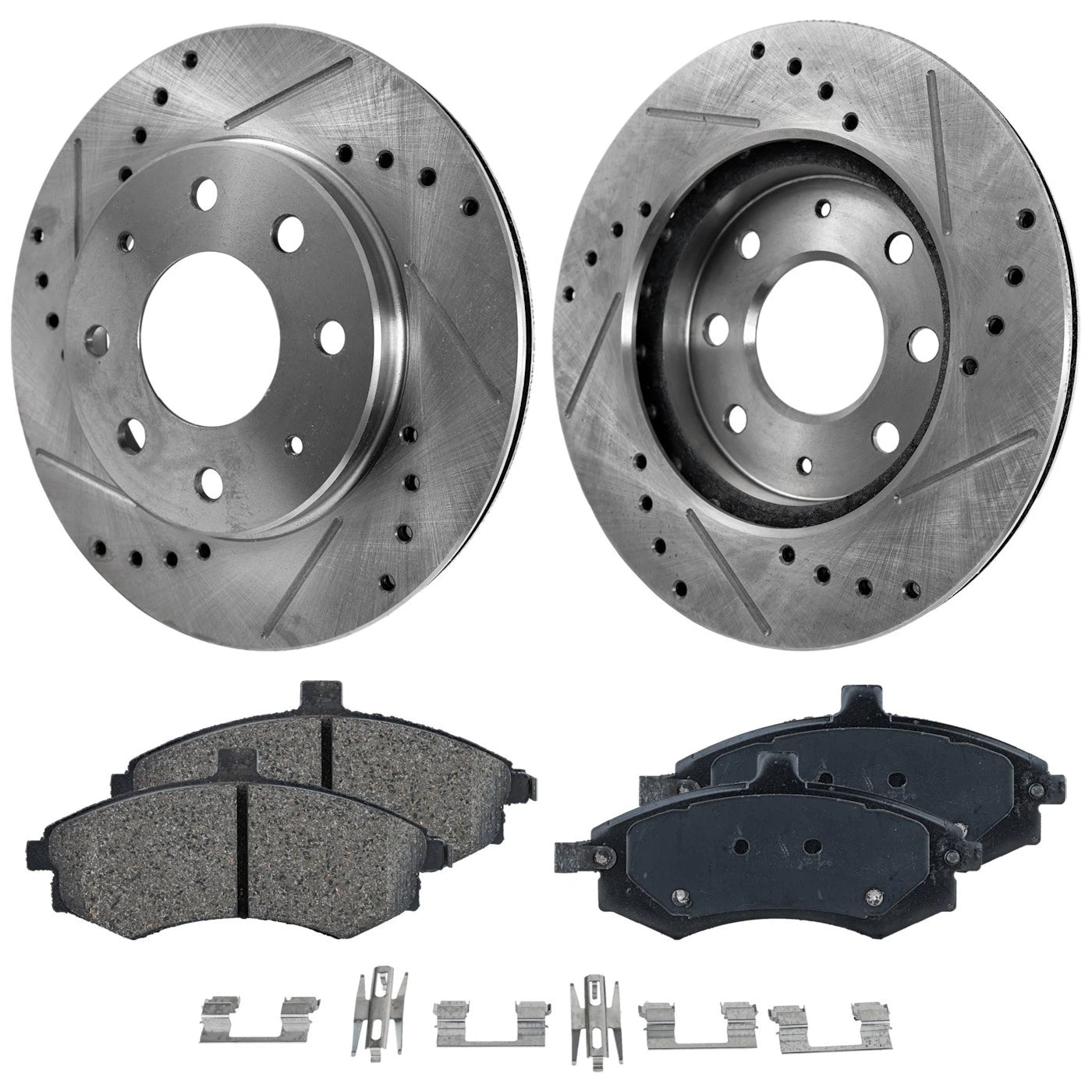 Front Brake Disc Rotors and Pads Kit for Hyundai Elantra (2002–2006)