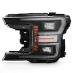 Full LED Headlight for Ford F-150 (2018–2020) w/Black Bezel & Module