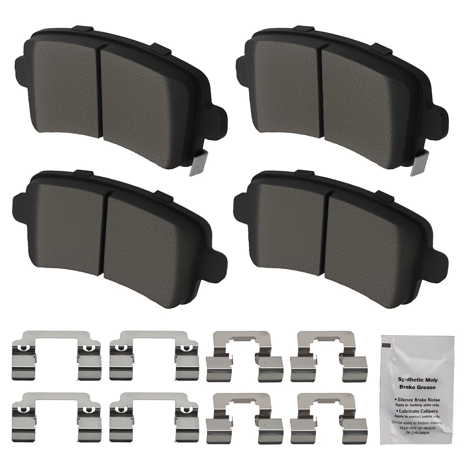 Rear Ceramic Brake Pads Set for Buick Allure for LaCrosse (2010-2016)