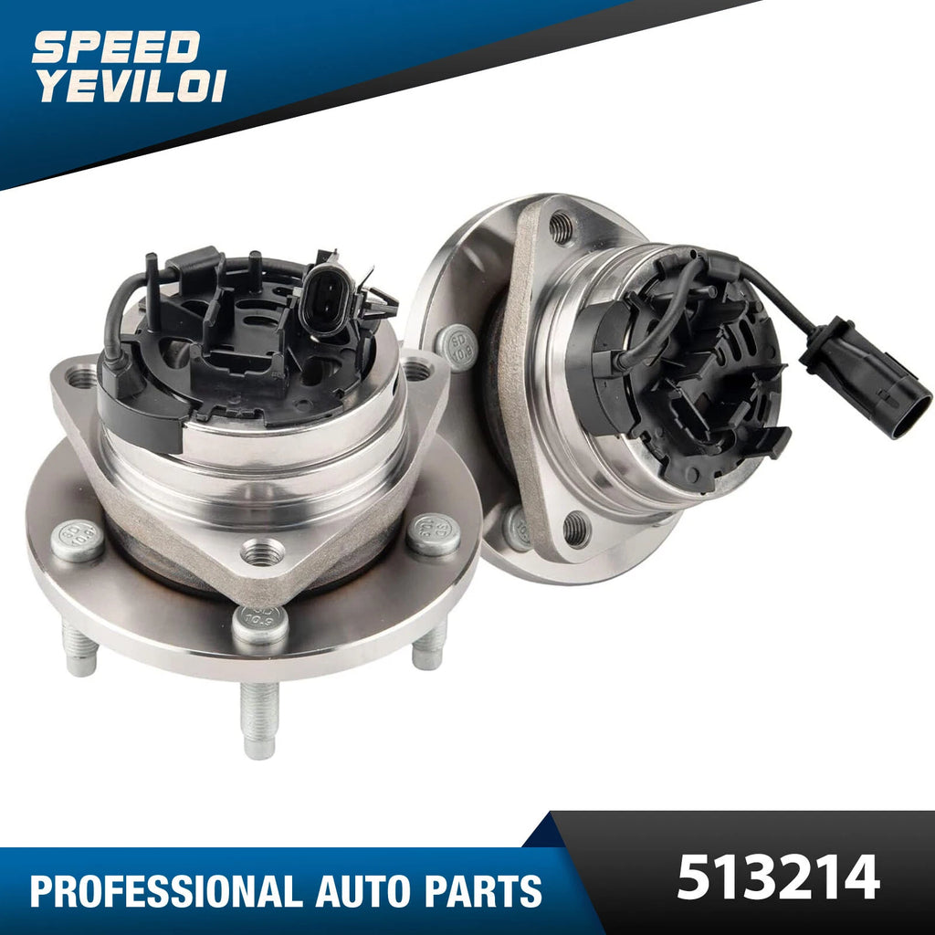 2x Front Wheel Bearing Hubs for 2004–2012 Chevy Malibu Cobalt HHR Pontiac G6