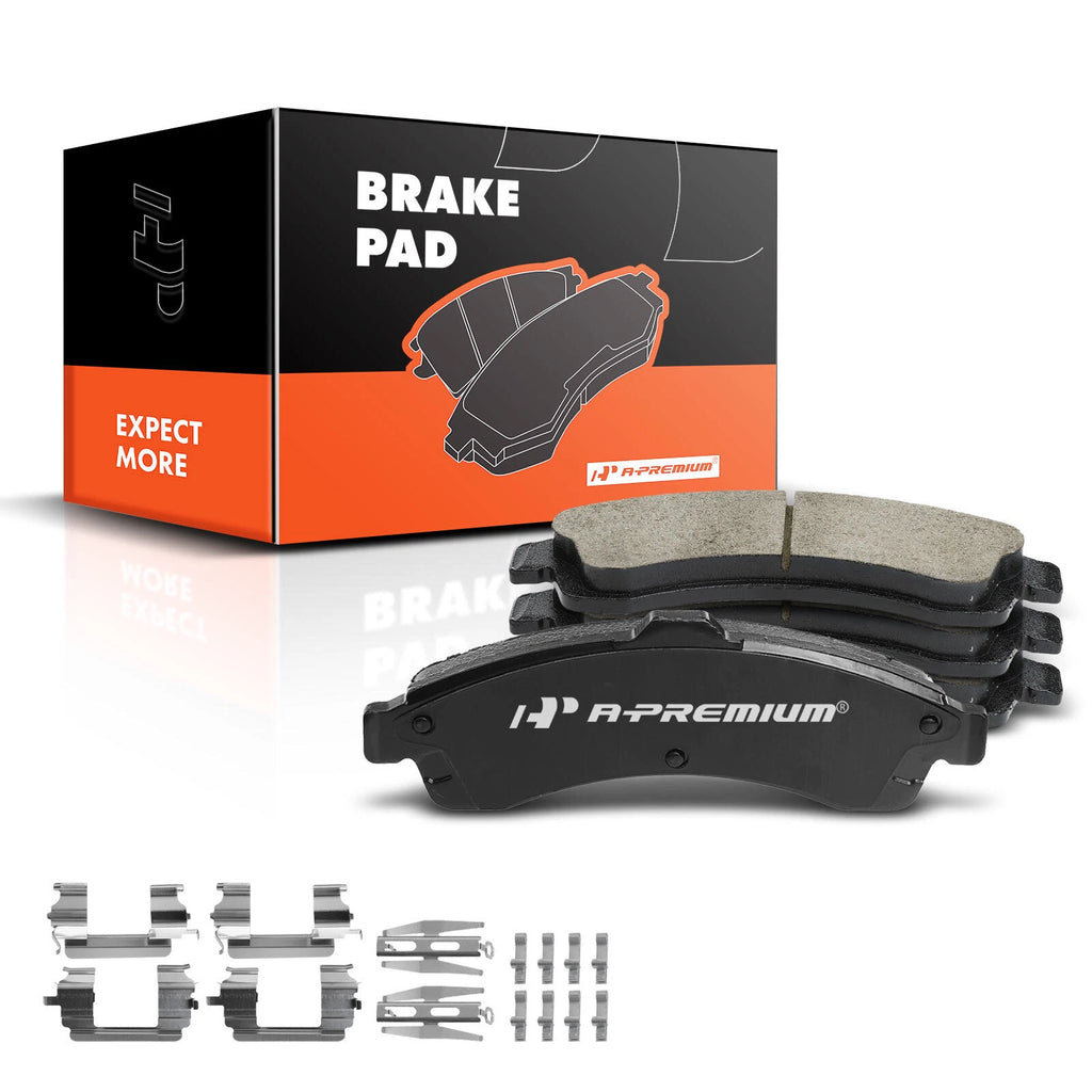 Set of 4 Front Ceramic Brake Pads for GMC Envoy (2002–2005)