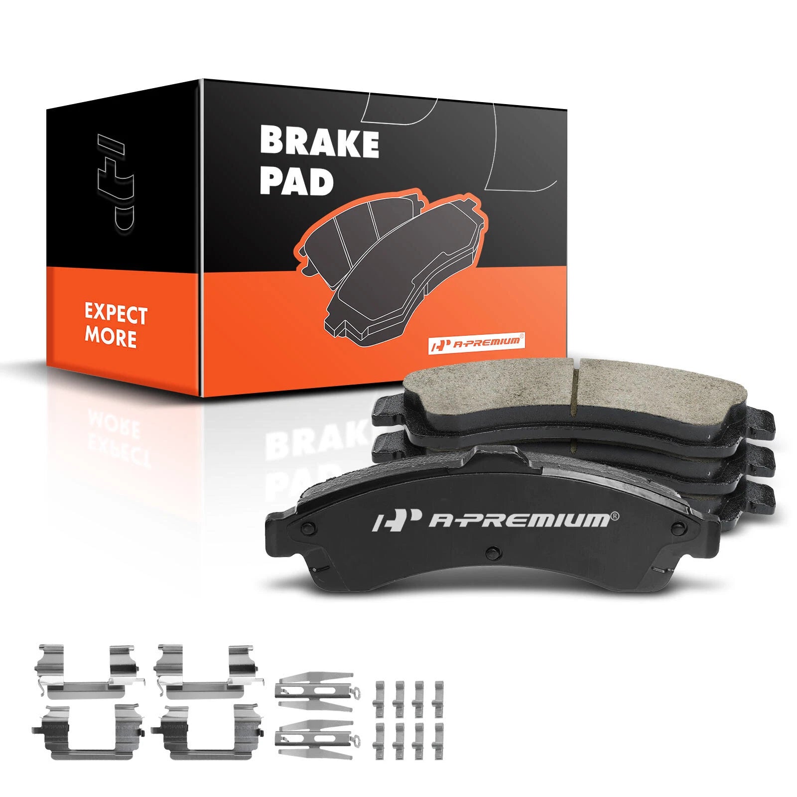 Set of 4 Front Ceramic Brake Pads for GMC Envoy (2002–2005)