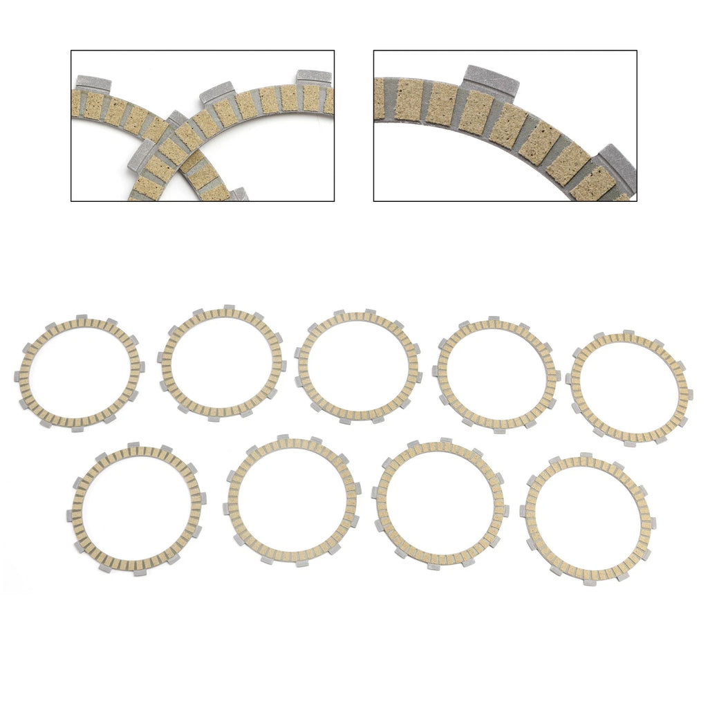 Clutch Friction Plate Kit for Kawasaki ZR1100 Zephyr 1100 (1998–2006) 13088-1087