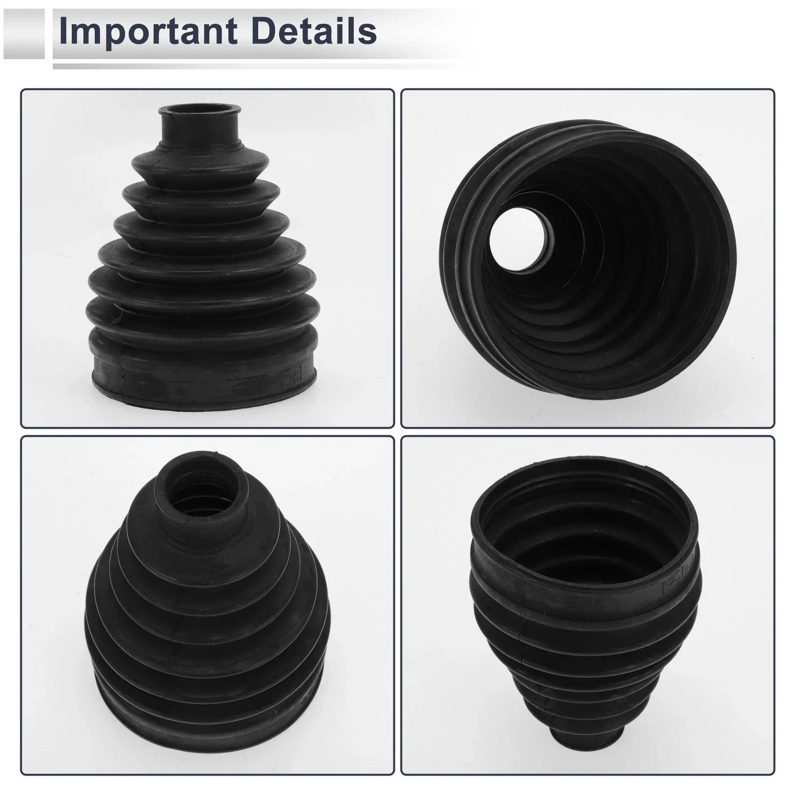 Inner CV Joint Boot Kit with Clamps for Mercedes CLS63 AMG (2006-2011)