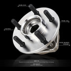 Front Wheel Hub Assembly with Bearing for Jeep Cherokee Wrangler (1999–2006)