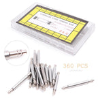 360pcs Spring Bars for Watch Bands (8-25mm)
