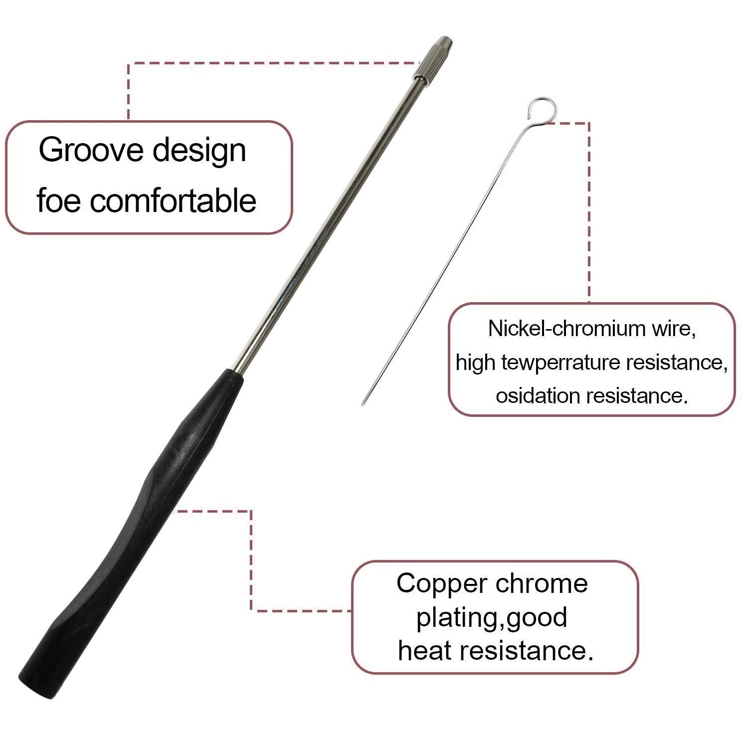 50 Nichrome Ring Inoculation Rods for Agar Culture (Lab Mycelium)