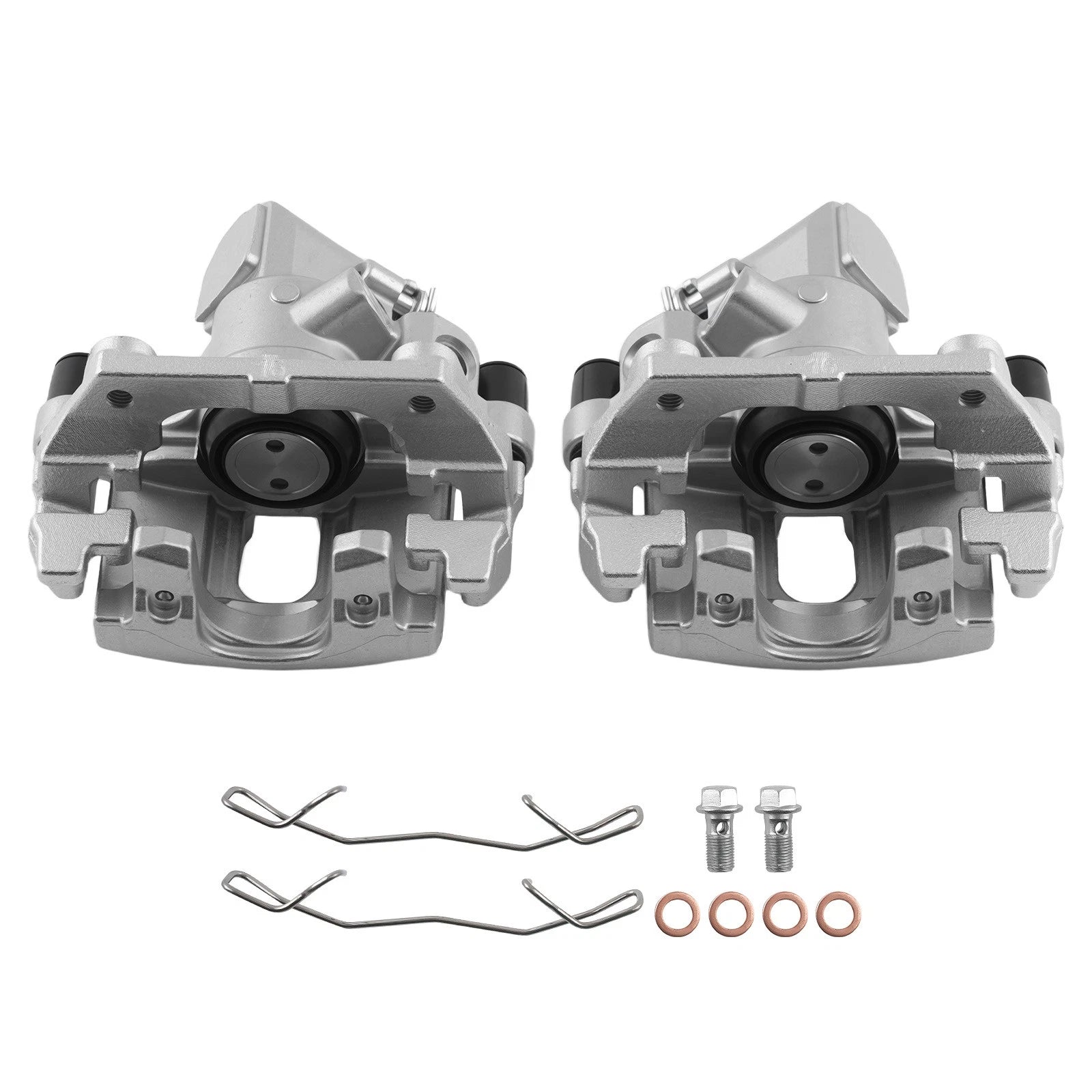 Rear Disc Brake Calipers Set for Volvo C70 (2006–2013) with Bracket