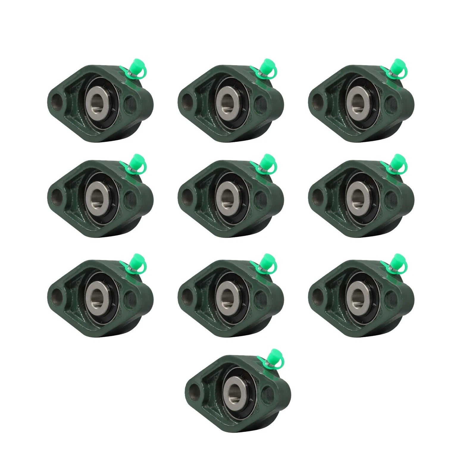 Set of 10 Pillow Block Bearings for UCFL201-8 (1/2" Bore)