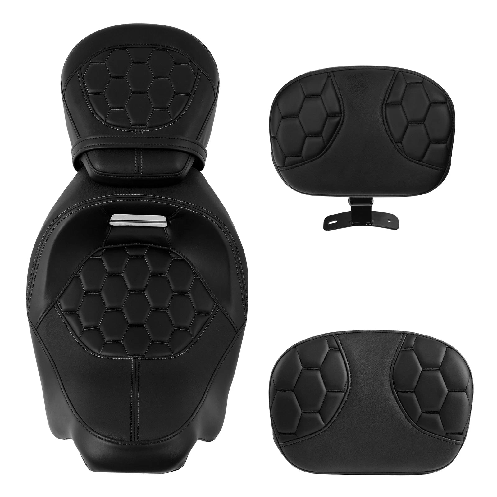 Seat Backrest Pad for Harley Street Road Glide (2009–2023)
