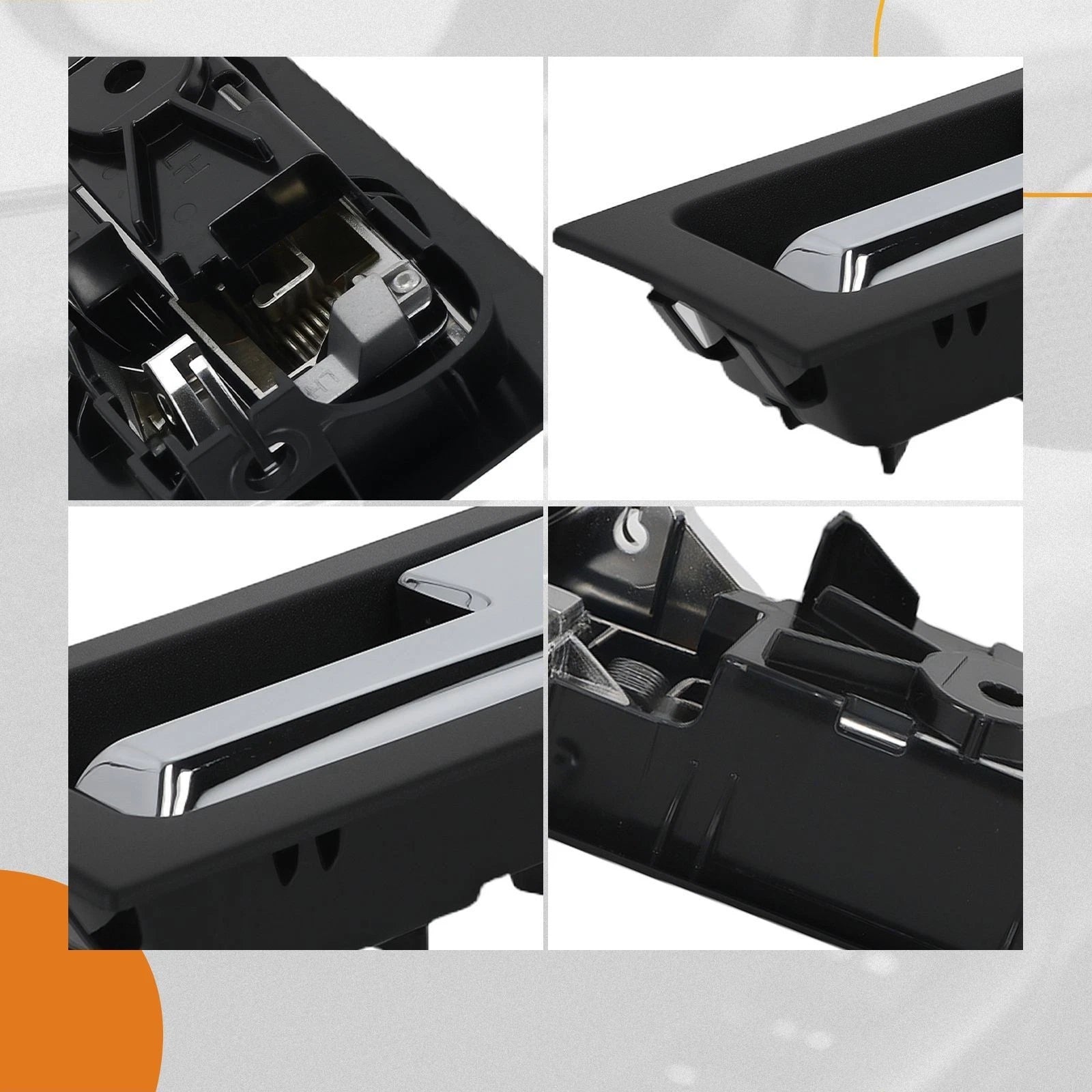 Door Handle Interior Front Rear for Ford F-150 Lobo (2009–2014) 9L3Z1522601CB