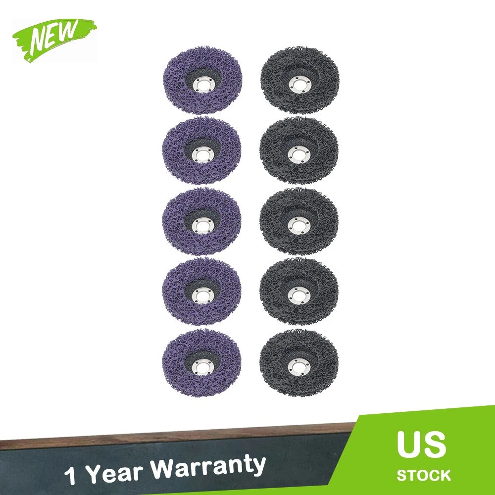 12 Pack Diamond Grinding Discs for Metal and Wood 5/8" (4 Black, 4 Purple)