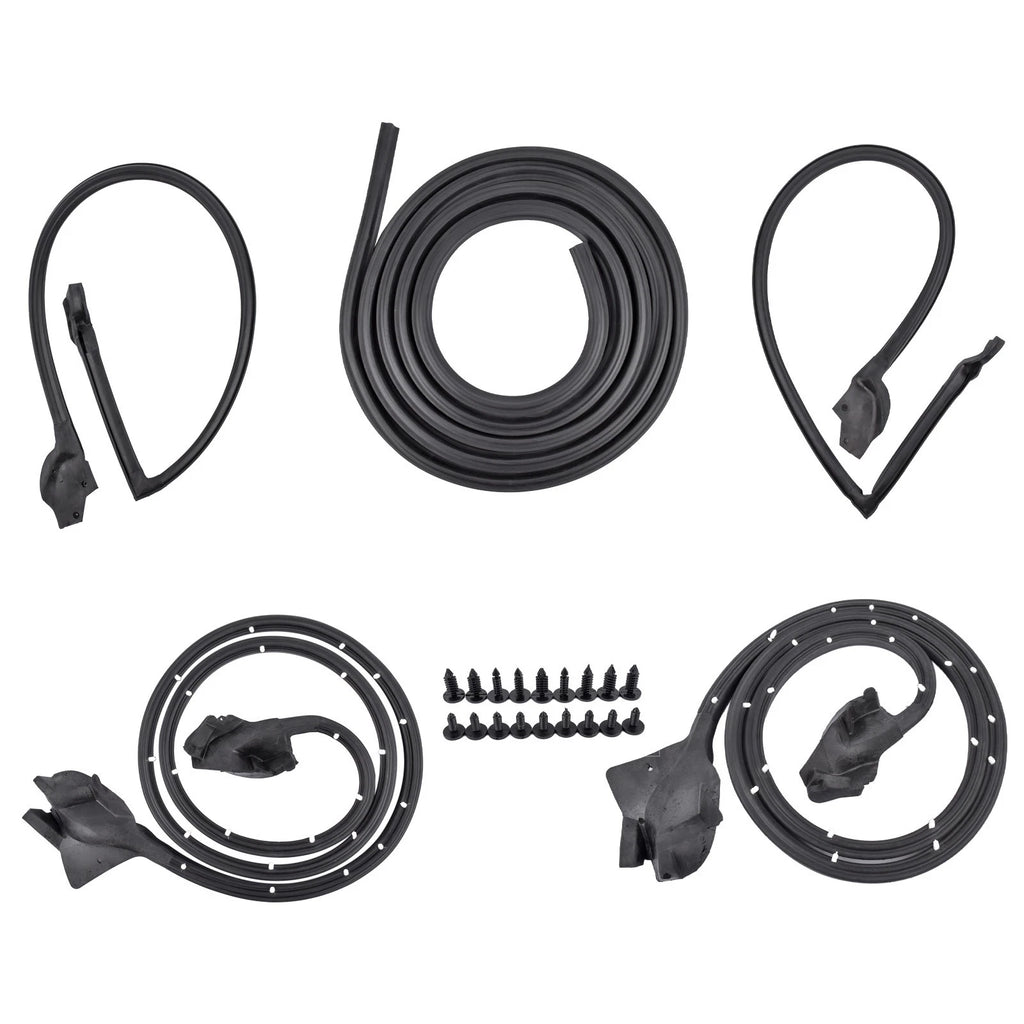 Set of 5 Weatherstrip Seals for Chevrolet Camaro Pontiac Firebird (1970–1981)