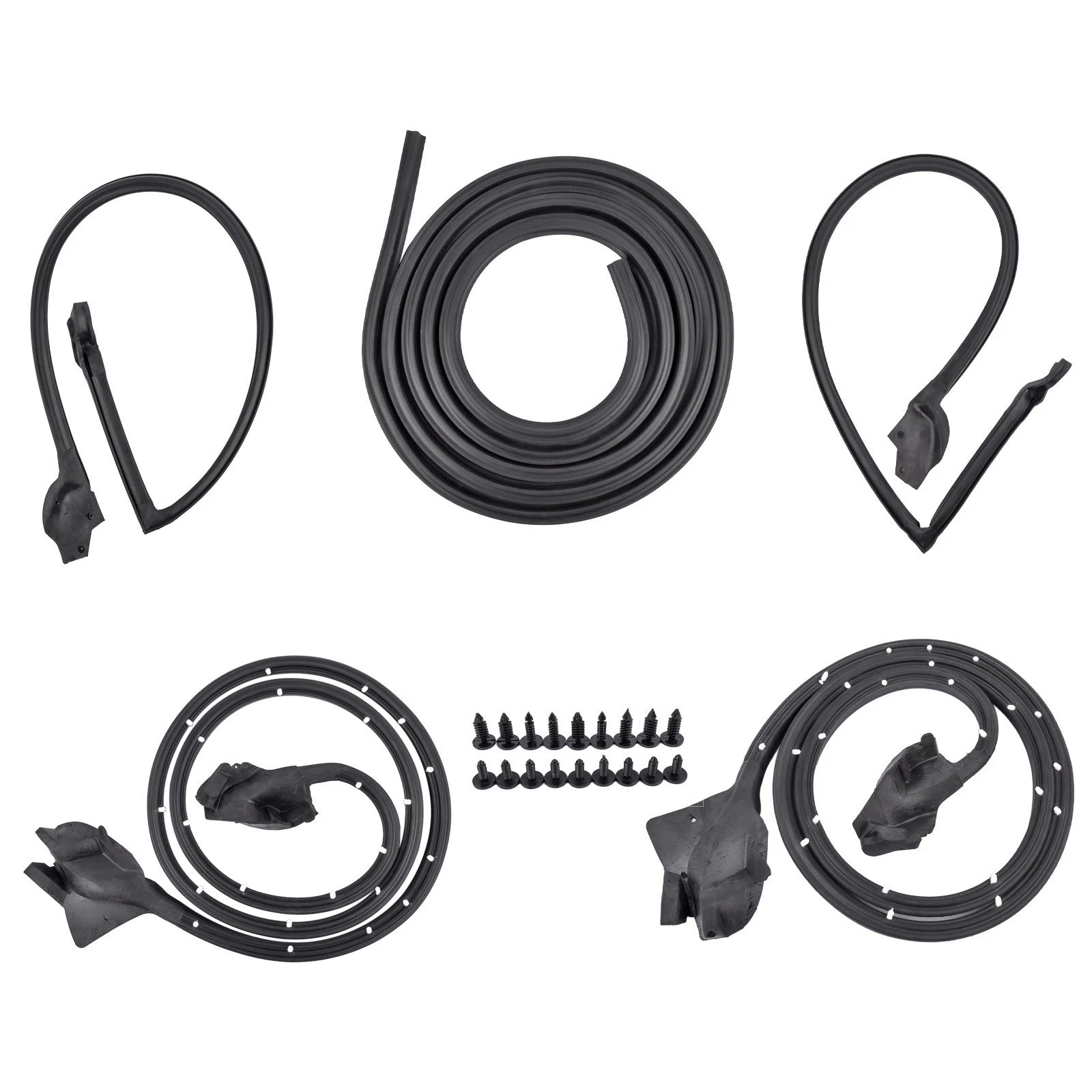 Set of 5 Weatherstrip Seals for Chevrolet Camaro Pontiac Firebird (1970–1981)