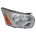 Replacement Chrome Passenger Side Headlight Assembly w/o Logo