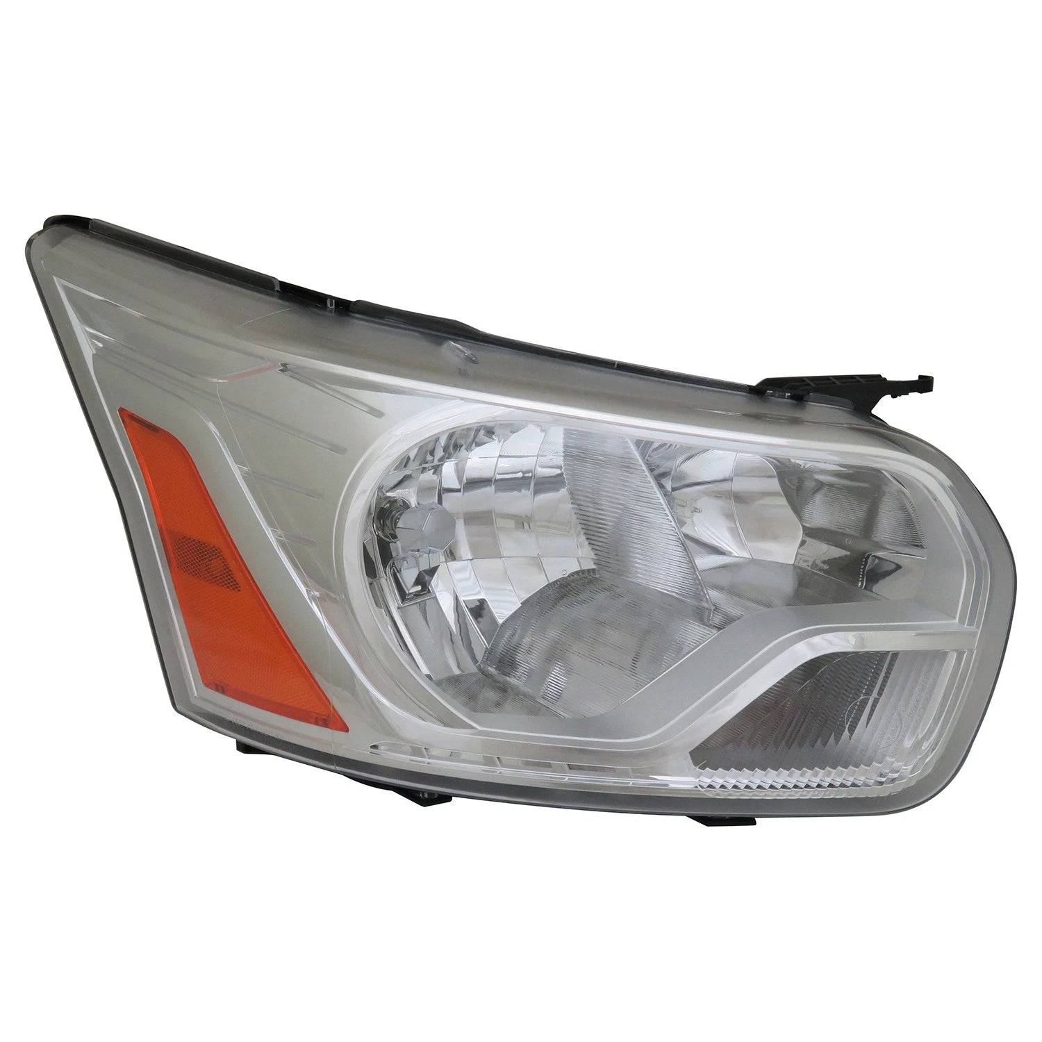 Replacement Chrome Passenger Side Headlight Assembly w/o Logo