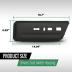 Driver Seat Trim Panel for Ford Expedition (2007–2014) Black