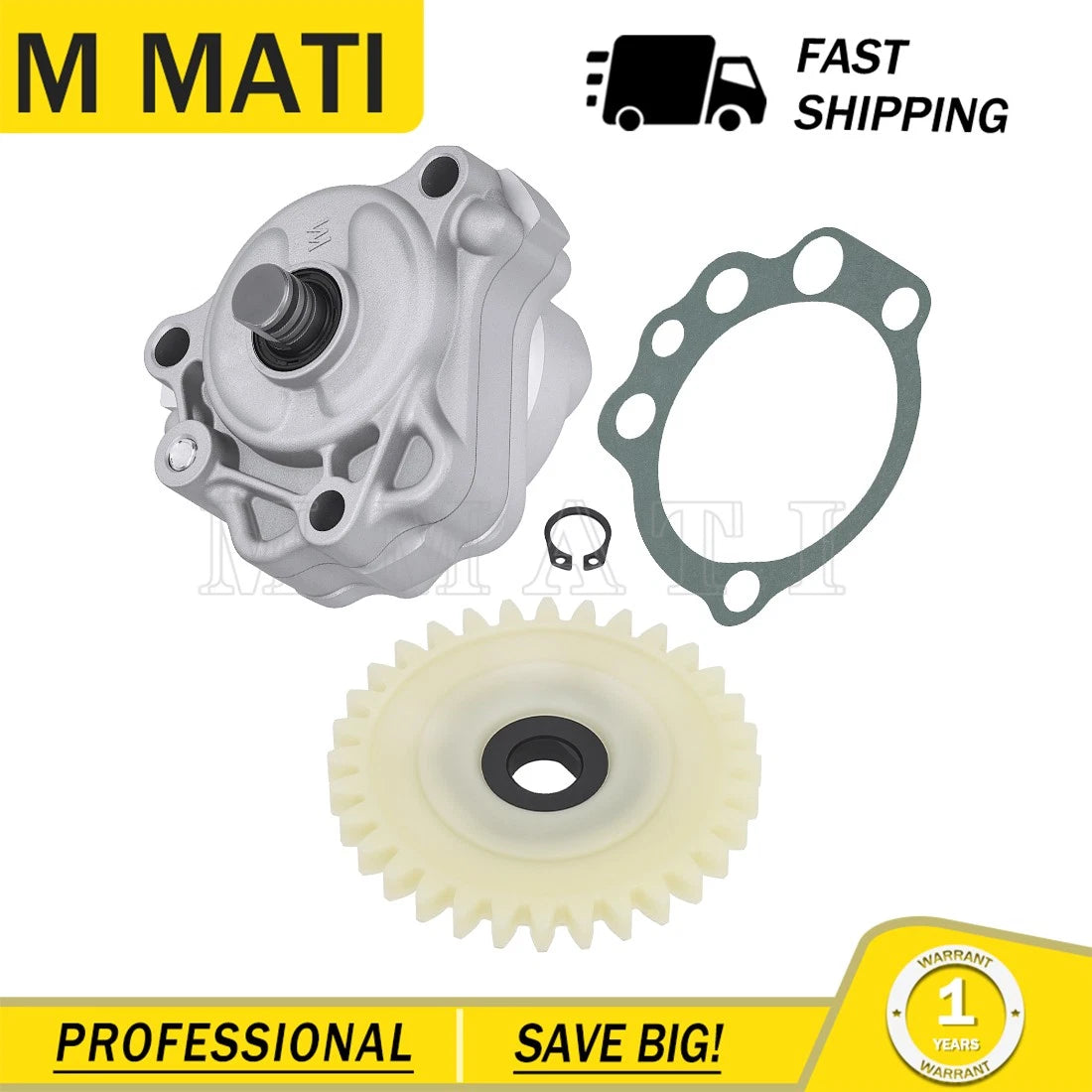Oil Pump and Gear Gasket Kit for Yamaha Raptor 660R 700 700R (2001–2014)