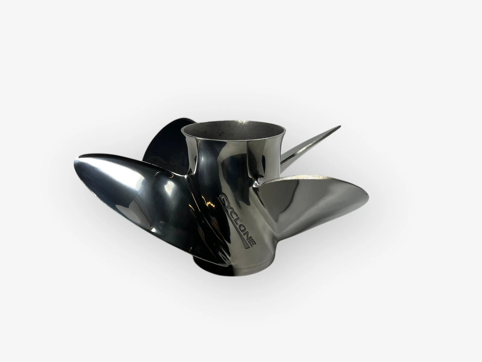 Set of 2 Evinrude Johnson Cyclone 14 x 21 LH SS Propeller OEM 763947