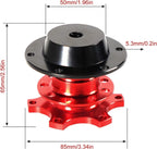 Steering Wheel Quick Release Hub Racing Adapter Snap Off Boss Kit Universal