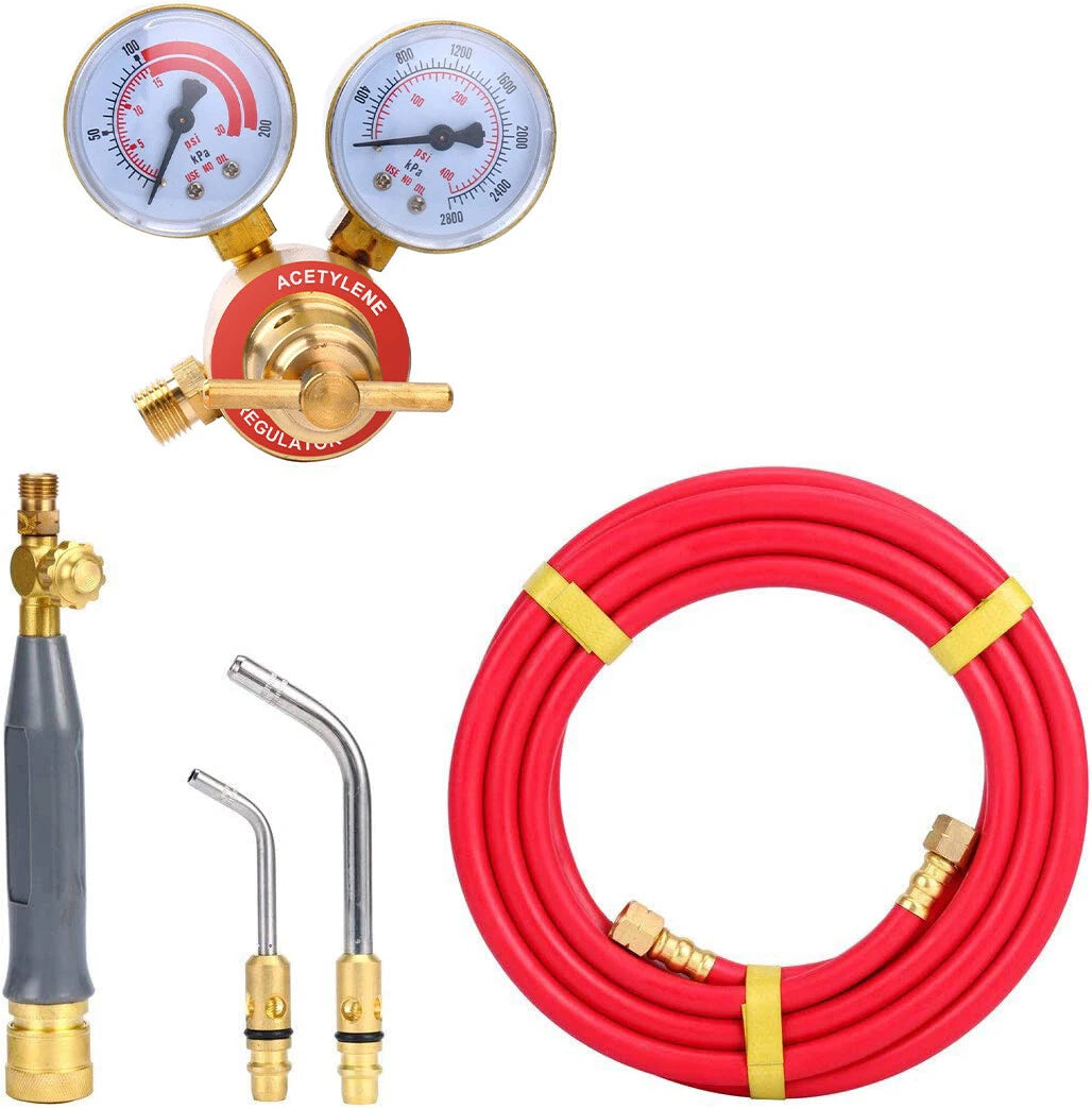 Air Acetylene Torch Kit with Regulator & MC Tank CGA 200