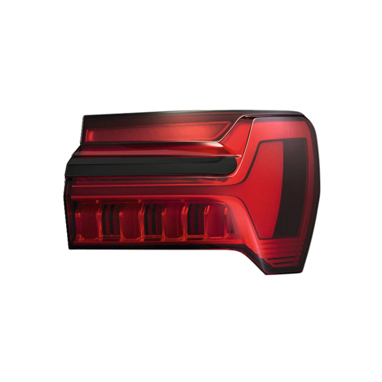 Tail Light Assembly for Audi A6 Quattro (2012–2018) - RH Outer, Black Trim