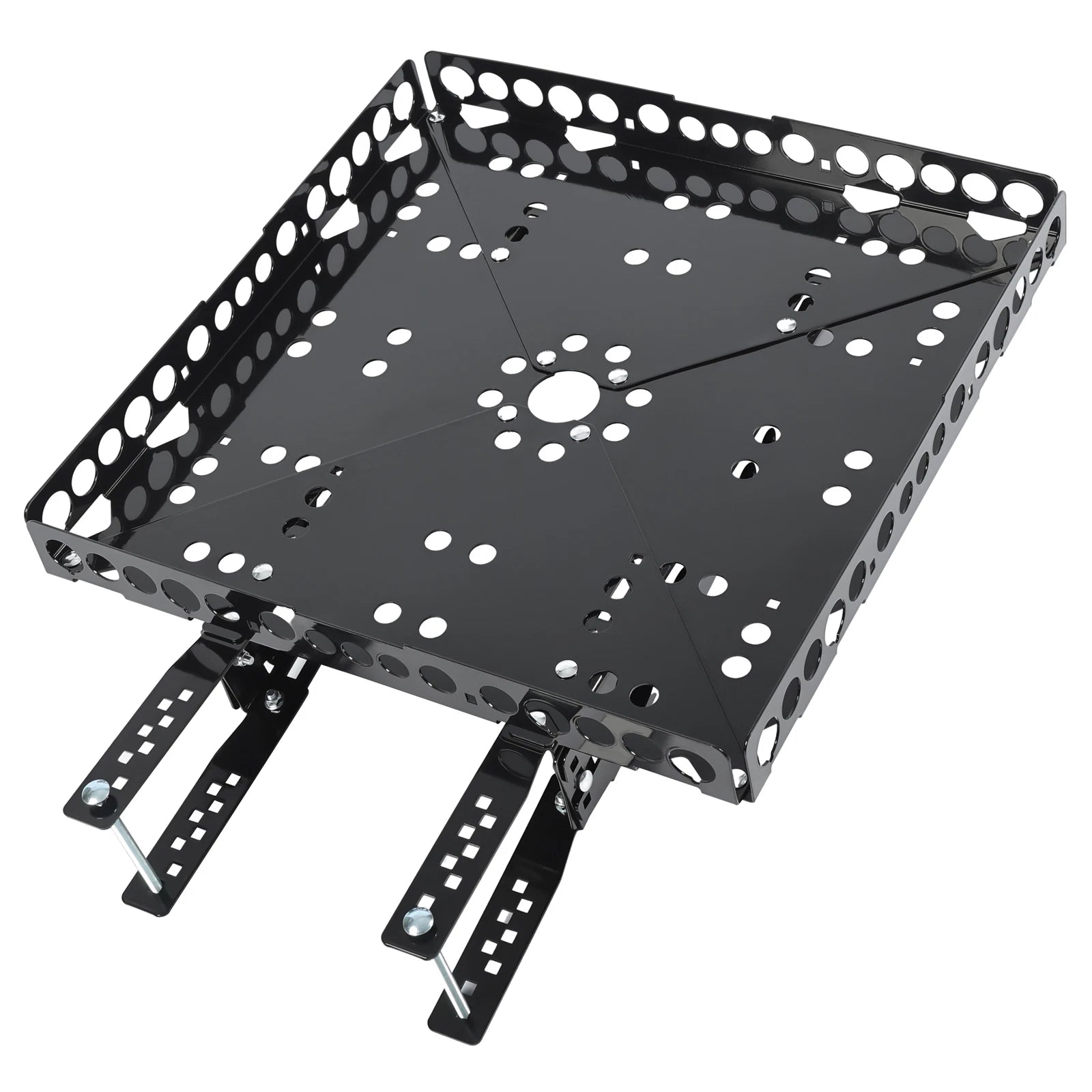 Cargo Luggage Carrier Tray Kit for RV Bumper (Powder Coated)