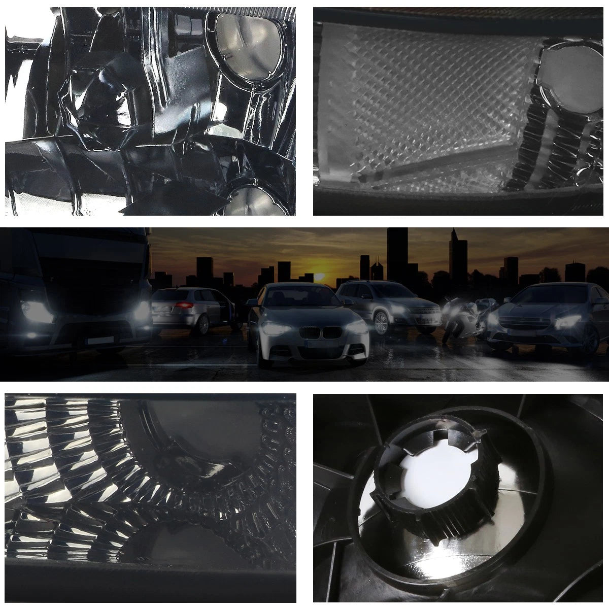 HID Projector Headlights for GMC Sierra 1500 Limited (2016–2019)