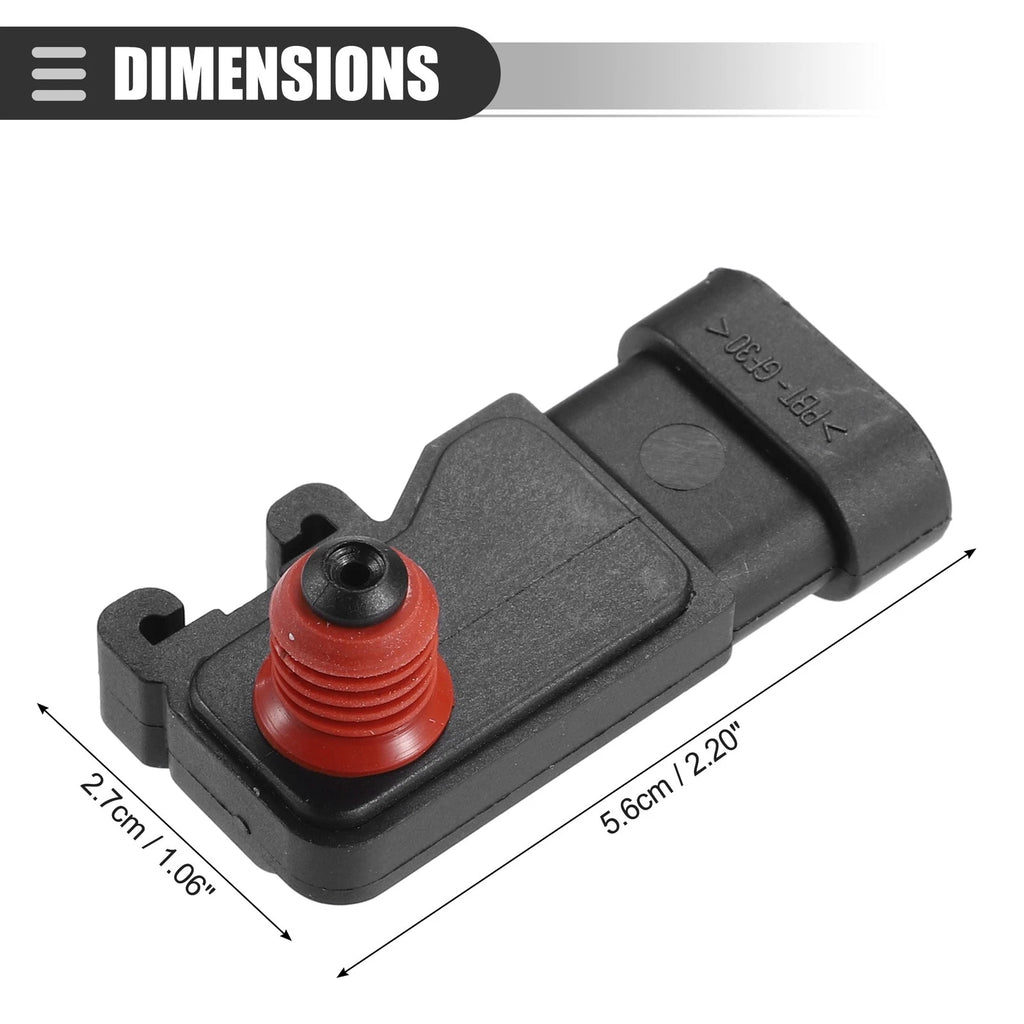 MAP Manifold Air Pressure Sensor for Chevrolet Cavalier 2.2L (1995–2005) No.16212460
