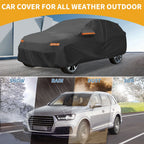 Car Cover Waterproof for Honda CR-V (2017–2023) 7-Seater 190T-PU Zipper