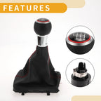 6 Speed Gear Shifting Lever Knob with Cover for Audi A3 (2013–2020)