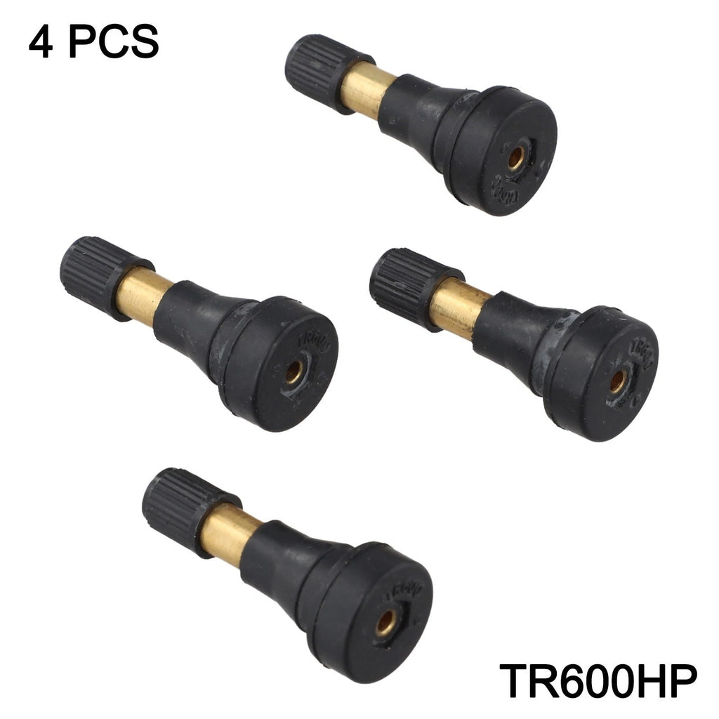 Tire Valve Stem for Tubeless Wheels 45 x 18.5mm Black + Gold