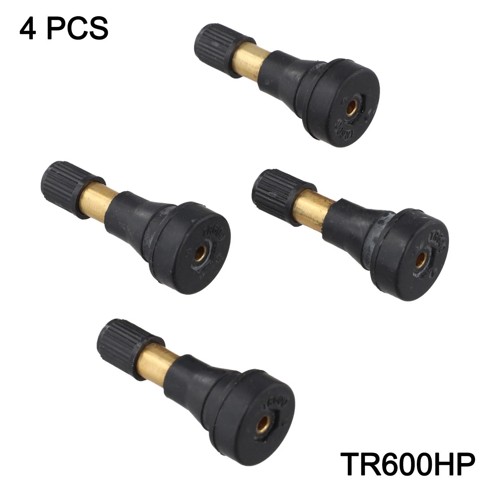 Tire Valve Stem for Tubeless Wheels 45 x 18.5mm Black + Gold