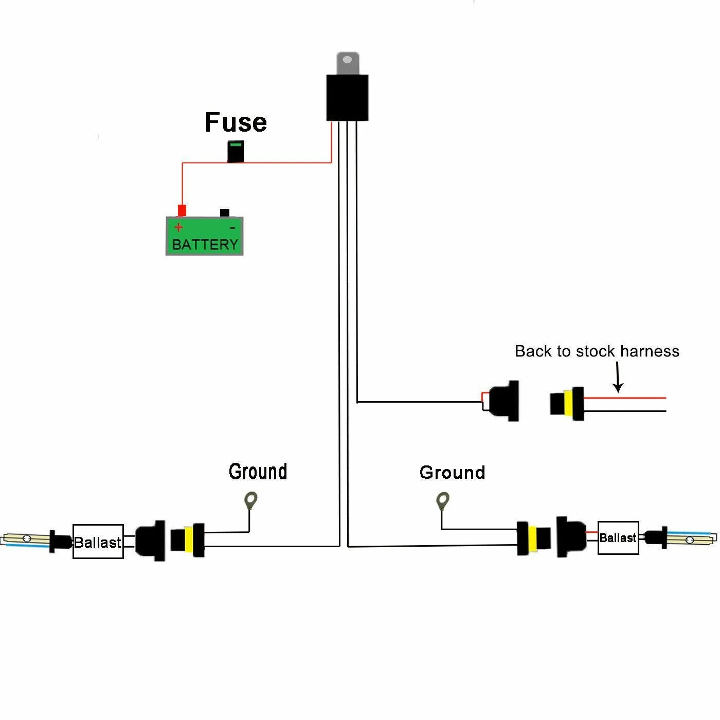 Relay Wiring Harness for Lexus Model (2011-2016)