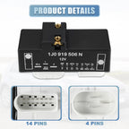 Radiator Fan Control Module for Volkswagen Golf (2002–2005) 1J0919506N