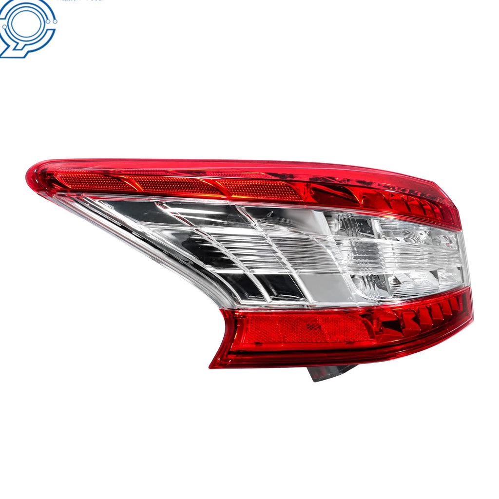 Driver Left Outer Tail Light for Nissan Sentra (2013-2015) Halogen