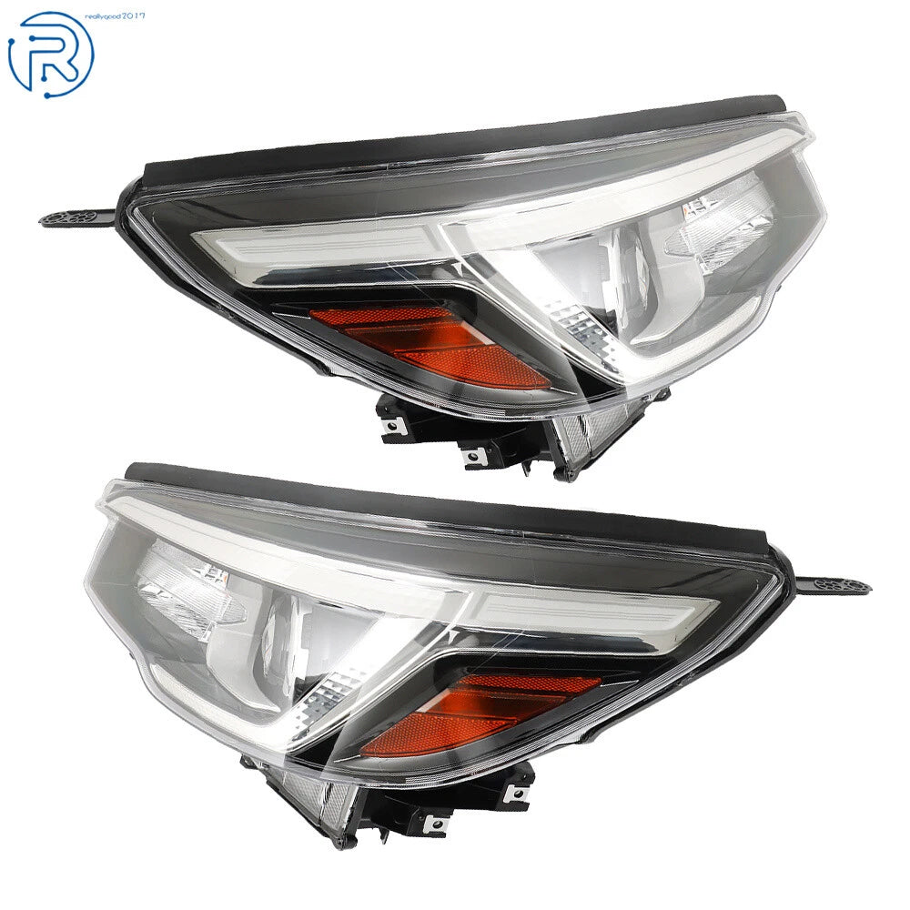 Set of 2 LED Headlights for Subaru Forester (2019-2020) Chrome